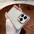 thumbnail image 1 of Nalacover Glitter Clear Case for iPhone 14 Pro, Cute Sparkly Bling Translucent Electroplated Lens Frame Protection Slim Rugged Shockproof Anti-Scratch Non-Yellowing Cover for Women Girls,Clear, 1 of 1