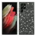 thumbnail image 1 of Nalacover Glitter Shining Case for Samsung Galaxy S24 Ultra - Slim Lightweight Thin Fit Sparkle Crystal Bling Cover, Military Grade Silicone Shockproof Anti-Scratches Case for Girls Women,Black, 1 of 6