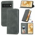 thumbnail image 1 of Nalacover for Google Pixel 6 Pro Wallet Case, Card Slots Holder Magnetic Closure Flip Folio Cover with Kickstand Bracket Luxury PU Leather Soft TPU Shockproof Case for Google Pixel 6 Pro, Gray, 1 of 5
