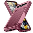 thumbnail image 1 of Nalacover Google Pixel 7 Case, Heavy Duty 3 in 1 Rugged Shockproof Rugged Silicone Hybrid Hard PC Soft TPU Bumper Camera Raised Drop Protective Girls Women Boy Men Phone Covers, Rose, 1 of 7