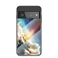 thumbnail image 1 of Nalacover For Google Pixel 7 Pro Fit Slim Case,Stylish Galaxy Pattern Design Luxury Tempered Glass Back Case Anti-scratch Side with TPU Bumper Shockproof Camera Lens Protective Cover., 1 of 6