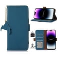 thumbnail image 1 of Nalacover for Google Pixel 7 Pro Synthetic Leather and Soft TPU Case,360 Protection Flexible Luxury Magnetic RFID Flip Wallet Card Slots Kickstand Shockproof Cover with Cute Pendant.Blue, 1 of 8