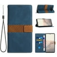 thumbnail image 1 of Nalacover for Google Pixel 7 Pro Wallet Case, Stylish PU Leather Card Slots Holder Flip Folio Cover with Kickstand Magnetic Clasp Soft Silicone Shockproof Protective Case for Google Pixel 7 Pro,Blue, 1 of 6