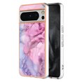 thumbnail image 1 of Nalacover for Google Pixel 8 Pro Marble Pattern Slim Case Compatible with MagSafe Wireless Charging, Soft Silicone/TPU Shockproof Non-Yellowing Lightweight Protective Cover, Pink, 1 of 11