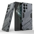 thumbnail image 1 of Nalacover Heavy Duty Case for Samsung Galaxy S23 Ultra, Hybrid Rugged PC + Soft TPU Shockproof Anti-Scratches Cover with Hidden Bracket Support Wireless Charging Magnetic Car Mount Holder Case, Gray, 1 of 9