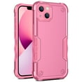 thumbnail image 1 of Nalacover Heavy Duty Rugged Case for iPhone 15 Plus Heat Dissipation Lens Screen Protection Cover, Military Grade Dual-Layers PC + Silicone + Matte UV Shockproof Case with Anti-Slip Strips, Pink, 1 of 7