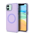 thumbnail image 1 of Nalacover Magnetic Case for iPhone 11, Slim Eye Design Lens Protection Soft Silicone Shockproof Cover Compatible with MagSafe Wireless Charging Car Mount Case for iPhone 11,Purple, 1 of 7