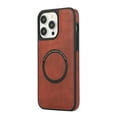 thumbnail image 1 of Nalacover Magnetic Case for iPhone 12 Pro / iPhone 12 6.1" Premium PU Leather Case Compatible with MagSafe, Shockproof Full Body Protective Cover Slim Phone Case for Men and Women, Winered, 1 of 6