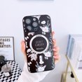thumbnail image 1 of Nalacover Magnetic Case for iPhone 12 Pro Max Floral Print Phone Case Slim Anti Scratch, Shock Absorbing [Drop Protection] [Compatible with MagSafe] For Women/Girls For iPhone 12 Pro Max, Black, 1 of 9