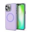 thumbnail image 1 of Nalacover Magnetic Case for iPhone 12 Pro Max, Slim Eye Design Lens Protection Soft Silicone Shockproof Cover Compatible with MagSafe Wireless Charging Car Mount Case for iPhone 12 Pro Max,Purple, 1 of 7