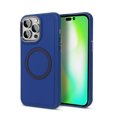 thumbnail image 1 of Nalacover Magnetic Case for iPhone 12 Pro Max, Slim Eye Design Lens Protection Soft Silicone Shockproof Cover Compatible with MagSafe Wireless Charging Car Mount Case for iPhone 12 Pro Max,Blue, 1 of 7