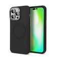 thumbnail image 1 of Nalacover Magnetic Case for iPhone 12 Pro Max, Slim Eye Design Lens Protection Soft Silicone Shockproof Cover Compatible with MagSafe Wireless Charging Car Mount Case for iPhone 12 Pro Max,Black, 1 of 7