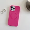thumbnail image 1 of Nalacover Magnetic Case for iPhone 13 Pro Max, Candy Color Soft Flexible Silicone Anti-Scratch Military Grade Shockproof Cover Compatible with MagSafe Wireless Charging Lens Protection Case,Rose, 1 of 7
