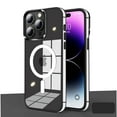 thumbnail image 1 of Nalacover Magnetic Case for iPhone 13 Pro Max Compatible with MagSafe Wireless Charging, High-Transparency Clear Rugged PC + TPU Shockproof Metal Buttons Slim Case for iPhone 13 Pro Max,White, 1 of 7