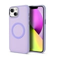 thumbnail image 1 of Nalacover Magnetic Case for iPhone 13, Slim Eye Design Lens Protection Soft Silicone Shockproof Cover Compatible with MagSafe Wireless Charging Car Mount Case for iPhone 13,Purple, 1 of 7