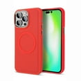 thumbnail image 1 of Nalacover Magnetic Case for iPhone 14 Pro, Slim Eye Design Lens Protection Soft Silicone Shockproof Cover Compatible with MagSafe Wireless Charging Car Mount Case for iPhone 14 Pro,Red, 1 of 7