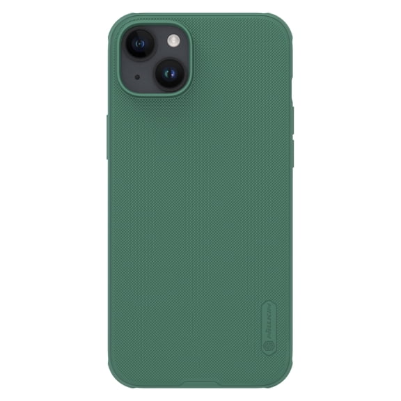 Nalacover Magnetic Case for iPhone 15 6.1", Slim Salient Point Design Non-Slip Case Compatible with MagSafe Wireless Charging, Hybrid Rugged PC + TPU Shockproof Lens Protection Cover, Darkgreen