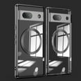 thumbnail image 1 of Nalacover Magnetic Clear Case for Google Pixel 7A, Silicone Shockproof Anti-Scratches Non-Yellowing Cover Compatible with MagSafe Wireless Charging for Google Pixel 7A, Black, 1 of 7