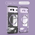 thumbnail image 1 of Nalacover Magnetic Clear Case for Google Pixel 8, Silicone Shockproof Anti-Scratches Non-Yellowing Cover Compatible with MagSafe Wireless Charging for Google Pixel 8, Lightpurple, 1 of 6