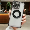 thumbnail image 1 of Nalacover Magnetic Designed for iPhone 14 Pro Max Clear Case, [Compatible with MagSafe], Anti-Fall Corners Protective Case, Military Grade Shockproof Lens Protector Phone Cover, Black, 1 of 8