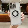 thumbnail image 1 of Nalacover Magnetic Designed for iPhone 15 Clear Case, [Compatible with MagSafe], Anti-Fall Corners Protective Case, Military Grade Shockproof Lens Protector Phone Cover, Gray, 1 of 8
