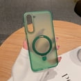 thumbnail image 1 of Nalacover Magnetic Frosted Invisible Stand Case for Galaxy S23, [Compatible with MagSafe] Translucent Skin Friendly Flexible Liquid Silicone Kickstand Case For Samsung Galaxy S23, Green, 1 of 13