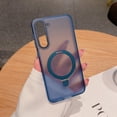 thumbnail image 1 of Nalacover Magnetic Frosted Invisible Stand Case for Galaxy S23, [Compatible with MagSafe] Translucent Skin Friendly Flexible Liquid Silicone Kickstand Case For Samsung Galaxy S23, Blue, 1 of 13