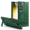 thumbnail image 1 of Nalacover Magnetic for Galaxy S24 Plus Case with Invisible Stand[Compatible with MagSafe][Military Drop Protection] Shockproof Slim Phone Cover Compatible with Samsung Galaxy S24 Plus, Darkgreen, 1 of 9