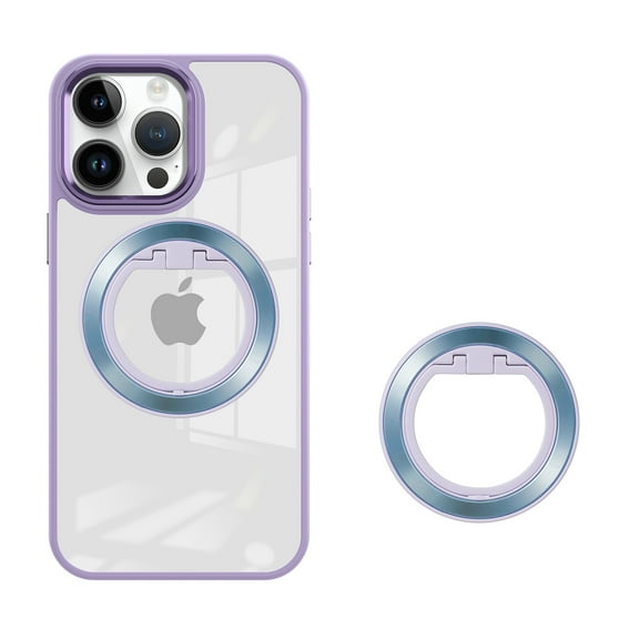 Nalacover Magnetic Phone Ring Grip with 360° Rotation Kickstand, Blue