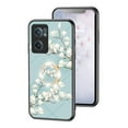 thumbnail image 1 of Nalacover for OnePlus Nord CE2 5G Slim Case,Exquisite Floral Pattern 360 Rotating Diamond Ring Holder Anti-Scratch Soft TPU Silicone Bumper Rubber Tempered Glass Back Cover.Gardenia, 1 of 9