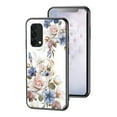 thumbnail image 1 of Nalacover for Oneplus Nord N200 5G Slim Case,Exquisite Floral Pattern 360 Rotating Diamond Ring Holder Anti-Scratch Soft TPU Silicone Bumper Rubber Tempered Glass Back Cover.White Floral, 1 of 9