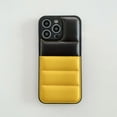 thumbnail image 1 of Nalacover Puffer Case for iPhone 12 Pro Max, Trendy Double Colors Down Jacket 3D Shockproof Anti-Scratches Protective Phone Case for iPhone 12 Pro Max Women Men, Yellow, 1 of 8