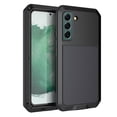 thumbnail image 1 of Nalacover Rugged Case for Samsung Galaxy S23 Plus, With Tempered Galss Screen Protector Heavy Duty Malitary Grade Full Protection Cover, Aluminum Alloy Metal + TPU Shockproof Dustproof Case, Black, 1 of 4