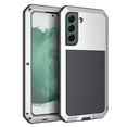 thumbnail image 1 of Nalacover Rugged Case for Samsung Galaxy S23 Plus, With Tempered Galss Screen Protector Heavy Duty Malitary Grade Full Protection Cover, Aluminum Alloy Metal + TPU Shockproof Dustproof Case, Silver, 1 of 4