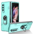 thumbnail image 1 of Nalacover Rugged Case for Samsung Galaxy Z Fold4, Slim Fit Finger Ring Holder Kickstand Magnetic Cover Compatible with Car Mount Anti-Scratches Shockproof Case for Samsung Galaxy Z Fold4,Skyblue, 1 of 10