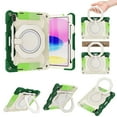 thumbnail image 1 of Nalacover Rugged Case for iPad 10th Generation 2022: Military Grade for iPad 10th Generation 10.9 Inch with Pencil Holder 360° Swivel Stand - Handle for iPad 10th Gen 10.9" 2022, Rainbowgreen, 1 of 8