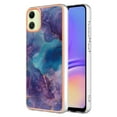 thumbnail image 1 of Nalacover for Samsung Galaxy A05 Marble Pattern Slim Case Compatible with MagSafe Wireless Charging, Soft Silicone/TPU Shockproof Non-Yellowing Lightweight Protective Cover, Purple, 1 of 11