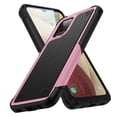 thumbnail image 1 of Nalacover Samsung Galaxy A12 5G Case, Heavy Duty 3 in 1 Rugged Shockproof Rugged Silicone Hybrid Hard PC Soft TPU Bumper Camera Raised Drop Protective Girls Women Boy Men Phone Covers, Pink, 1 of 8
