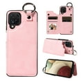 thumbnail image 1 of Nalacover for Samsung Galaxy A12 Wallet Case with Card Slots & Metal Finger Ring, Durable PU Leather Back Double Magnetic Botton Flip Kickstand Purse Shockproof Phone Case,Rosegold, 1 of 10