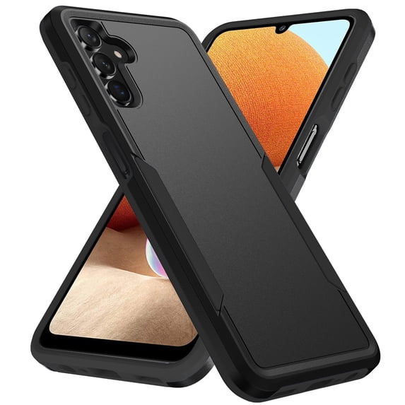 Nalacover for Samsung Galaxy A14 5G Case: Dual Layer Protective Heavy Duty Cell Phone Case Shockproof Rugged Bumper Tough Hand Grip - Military Grade Drop Tested for Samsung Galaxy A14 5G, Black
