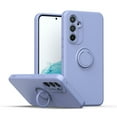thumbnail image 1 of Nalacover for Samsung Galaxy A14 5G Ring Holder Kickstand Case, TPU/Silicone Slim Shockproof Non-Slip Cover Support Magnetic Car Mount for Samsung Galaxy A14 5G, Lightpurple, 1 of 9