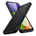 thumbnail image 1 of Nalacover Samsung Galaxy A22 5G Case, Heavy Duty 3 in 1 Rugged Shockproof Rugged Silicone Hybrid Hard PC Soft TPU Bumper Camera Raised Drop Protective Girls Women Boy Men Phone Covers, Navyblue, 1 of 8