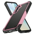 thumbnail image 1 of Nalacover Samsung Galaxy A25 5G Case, Heavy Duty 3 in 1 Rugged Shockproof Rugged Silicone Hybrid Hard PC Soft TPU Bumper Camera Raised Drop Protective Girls Women Boy Men Phone Covers, Pink, 1 of 7