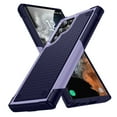 thumbnail image 1 of Nalacover Samsung Galaxy S21 Ultra Case, Heavy Duty 3 in 1 Rugged Shockproof Rugged Silicone Hybrid Hard PC Soft TPU Bumper Camera Raised Drop Protective Girls Women Boy Men Phone Covers, Lightpurple, 1 of 8