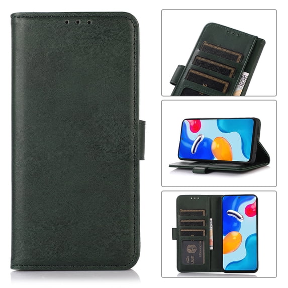 Nalacover for Samsung Galaxy S22 Plus 6.6 inch Flip Wallet Case,360 Protection Anti-Scratch Magnetic Business PU Leather with Cart Slots Kickstand Shockproof for Women Men Cover,Darkgreen