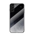 thumbnail image 1 of Nalacover For Samsung Galaxy S22 Plus Fit Slim Case,Stylish Galaxy Pattern Design Luxury Tempered Glass Back Case Anti-scratch Side with TPU Bumper Shockproof Camera Lens Protective Cover.B, 1 of 8