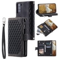 thumbnail image 1 of Nalacover for Samsung Galaxy S22 Plus Flip Kickstand Wallet Case,Full Body Protection PU Leather Shockproof Magnetic Closure Zipper Pocket with Detachable Hand Strap&Shoulder Strap Cover.Black, 1 of 10