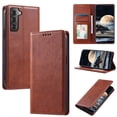 thumbnail image 1 of Nalacover for Samsung Galaxy S22 Plus Wallet Case, Vintage PU Leather Book Folding Folio Case with Credit Card Slots Hidden Magnetic Closure Flip Kickstand Shockproof Slim Phone Case,Brown, 1 of 8