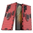 thumbnail image 1 of Nalacover for Samsung Galaxy S22 Ultra Case,Luxury Heavy Duty Armor Dual Layer Protective TPU Bumper Magnetic Finger Ring Kickstand Shockproof Dustproof Non-Slip Slim Back Phone Cover.Red, 1 of 13