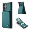 thumbnail image 1 of Nalacover for Samsung Galaxy S23 Plus Back Wallet Case with Card Holder [RFID Blocking Protection] [Back Double Magnetic Clasp] Premium PU Leather Flip Kickstand Phone Case for Women Men,Green, 1 of 12